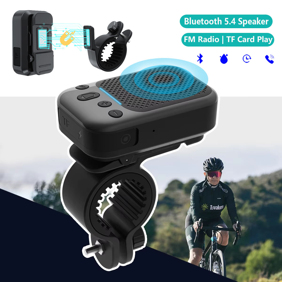 Portable Bluetooth Speaker Waterproof Ipx7 - Mini bicicleta alto-falante sem fio bluetooth