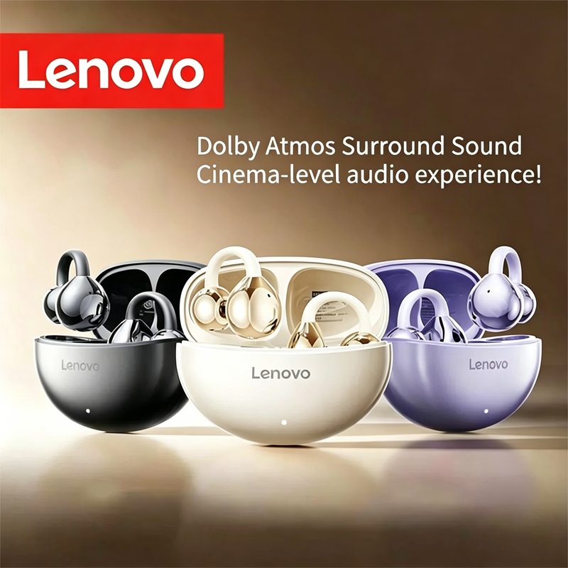 Open Ear Air Conduction Headphones - Lenovo TA410, fones de ouvido sem