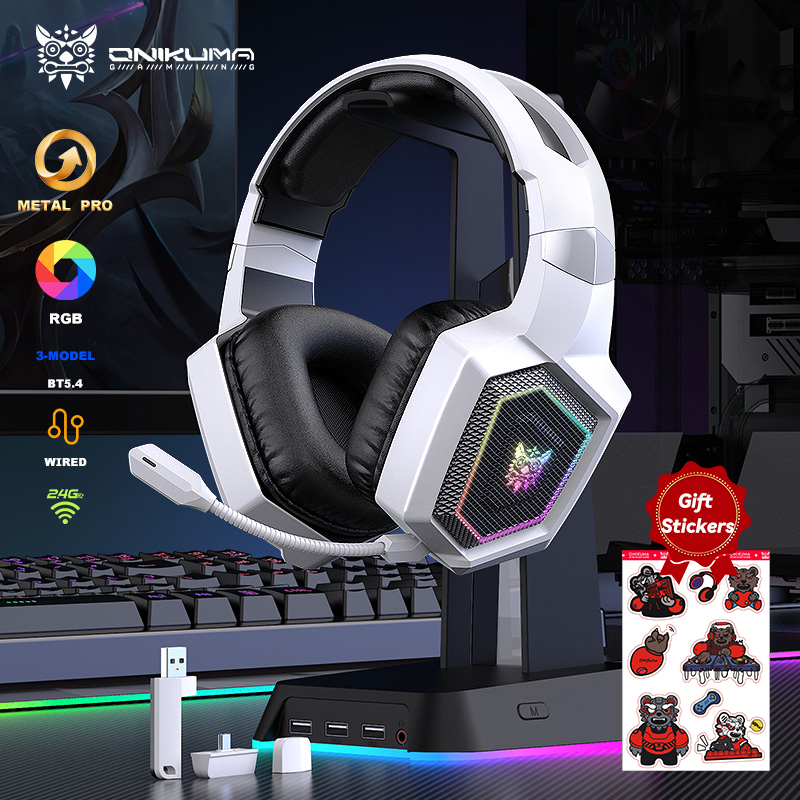 Gaming Headset With Mic Rgb - Onikuma fone de ouvido sem fio