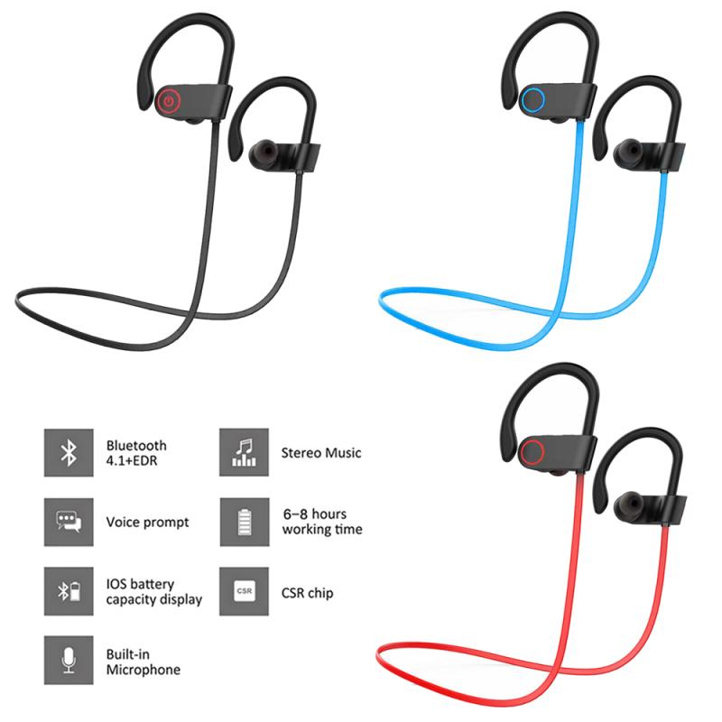 Magnetic Neckband Sports Earphones - Wireless Bluetooth 5.0 Waterproof Sports Headset,