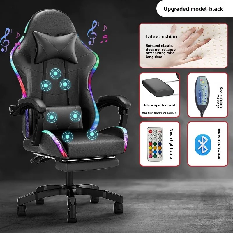 Speakers - Cadeira Gamer com Luzes, Caixa de