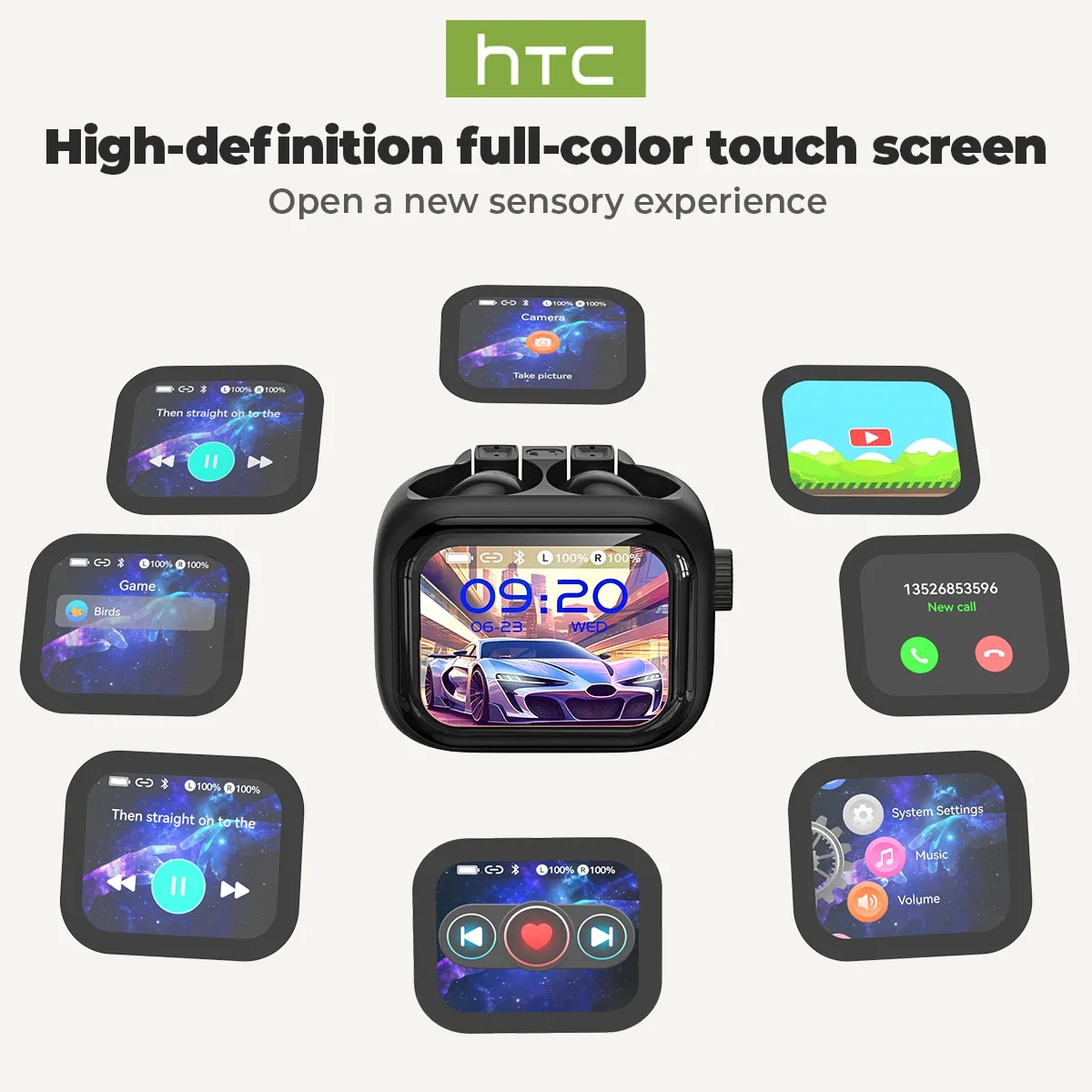 [Tela Ultra HD] HTC NE40 Fones - Open Ear Air Conduction Headphones avaliação e preço
