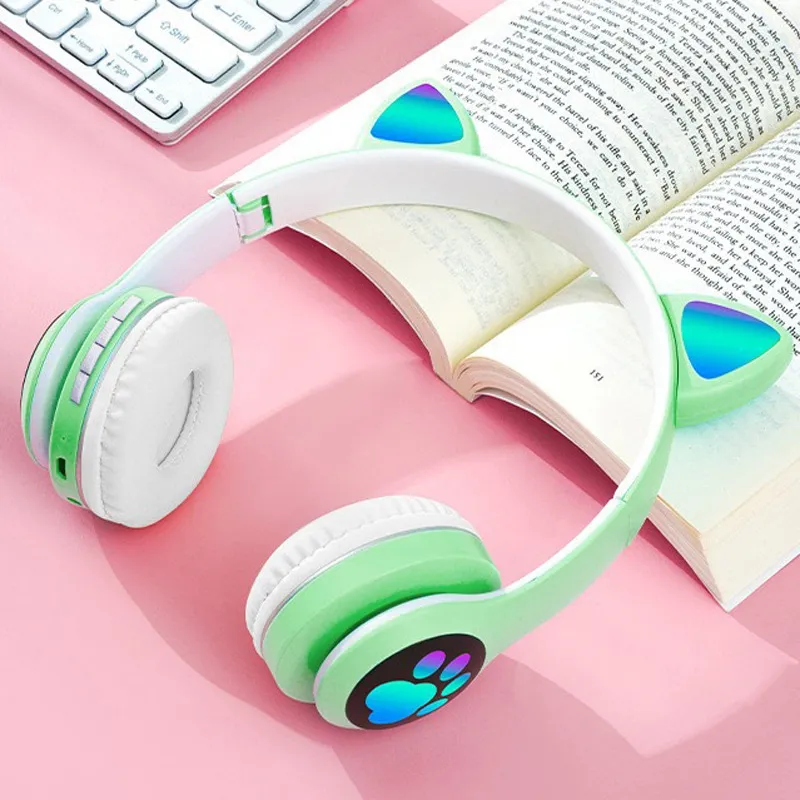 Fones de Ouvido Sem Fio com Or - Cat Ear Bluetooth Headset Led avaliação e preço