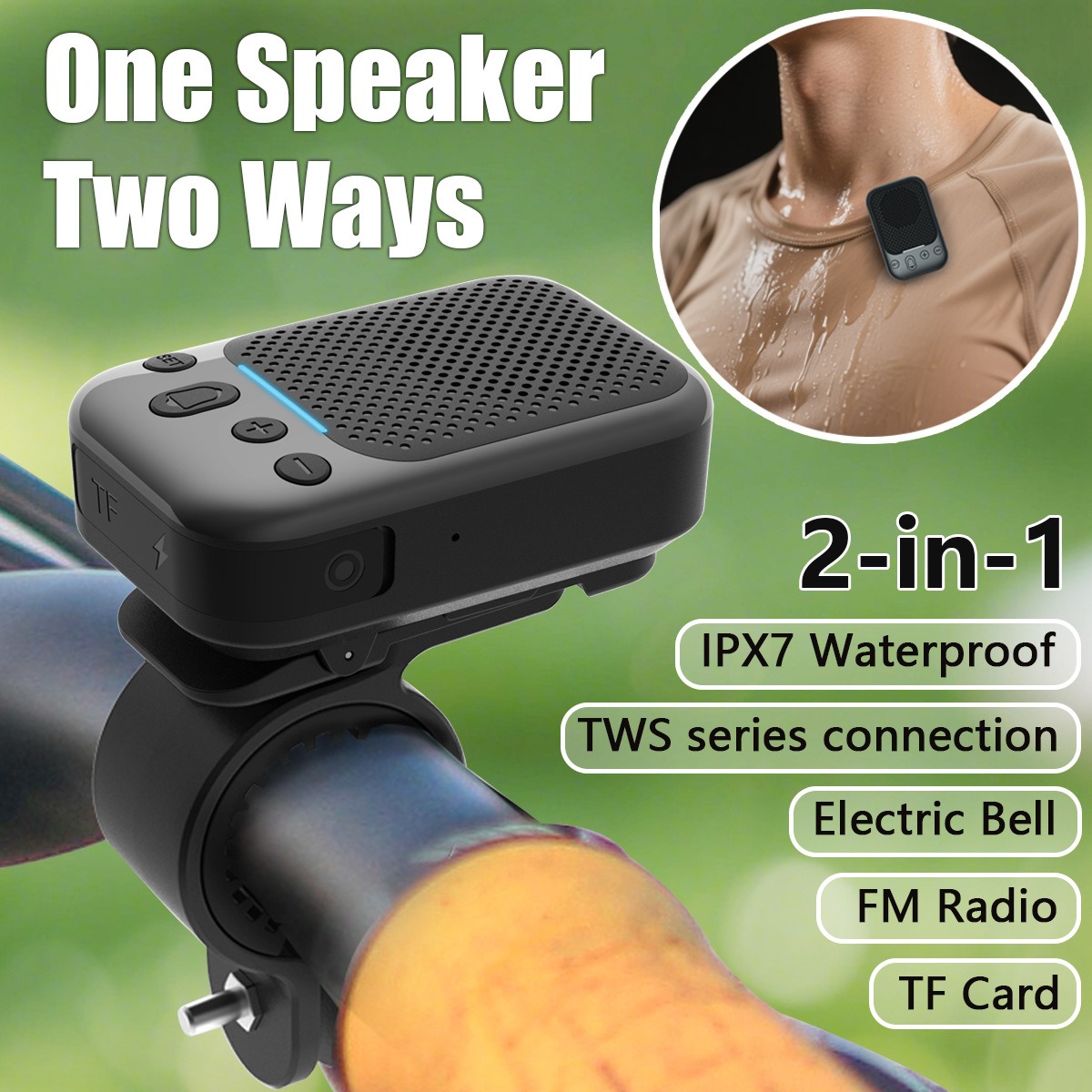 Mini bicicleta alto-falante se - Portable Bluetooth Speaker Waterproof Ipx7 avaliação e preço