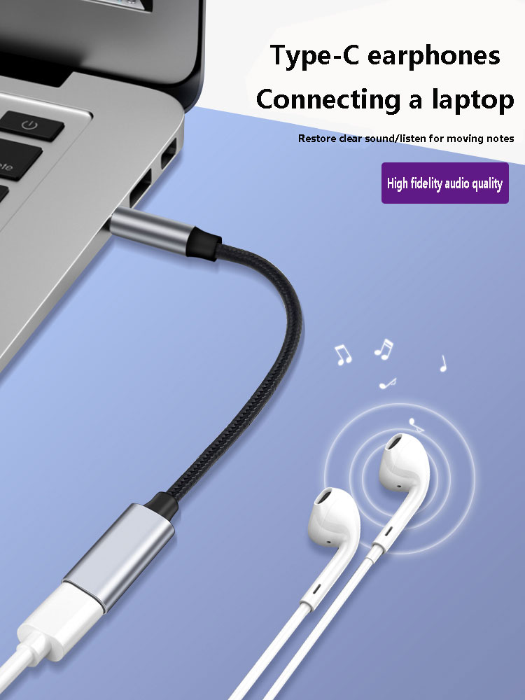 Adaptador de áudio aux macho d - Type C Wired Earphones With Mic avaliação e preço