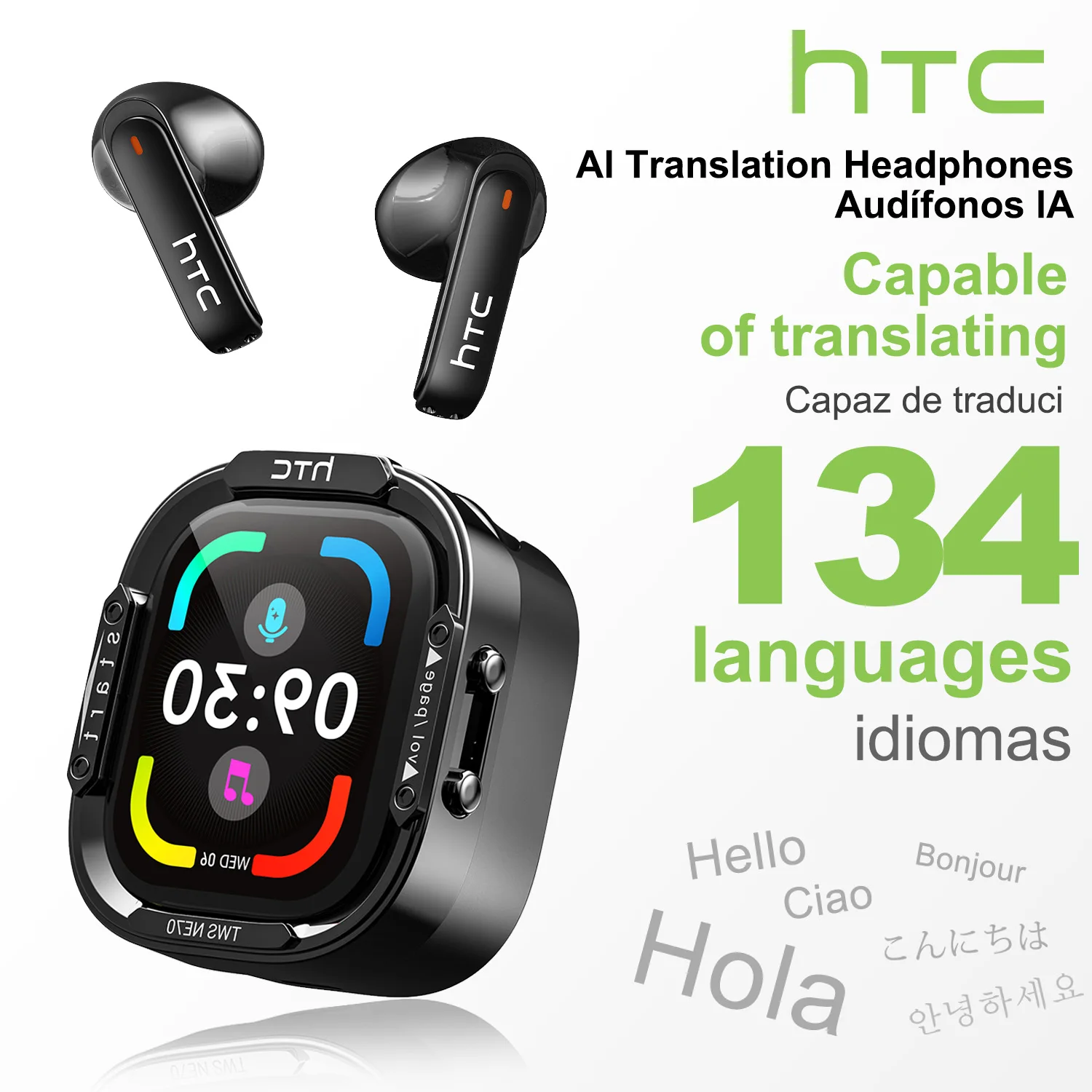Fones de Ouvido HTC NE70 Bluet - Type C Wired Earphones With Mic avaliação e preço