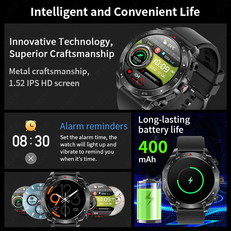 Relógio Inteligente LIGE TWS 2 - Sleep Mask Headphones Bluetooth avaliação e preço